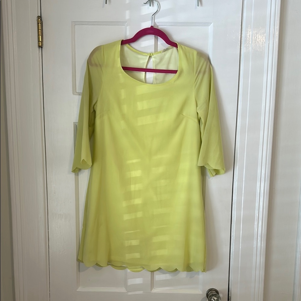 Chic Lemon Yellow Dress